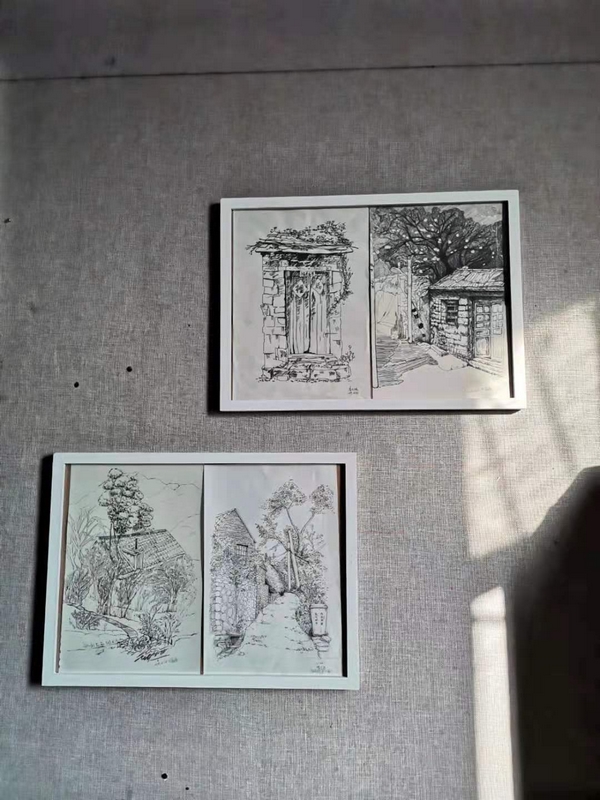 環(huán)藝學院舉辦峨莊寫生作品展